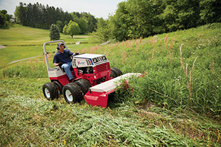 тракторный покос травы в Краснодарском крае и Адыгее.